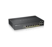 ZYXEL GS19208HPV - Switch, 10 porte, Gigabit Ethernet, RJ45/SFP, PoE