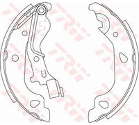 GS8687 Kit ganasce freno Trw