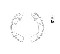 GS8818 TRW Kit ganasce freno per SUZUKI