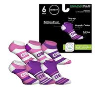 GSA OrganicPlus[+] Calzini da bambina corti in cotone, ultraleggeri e confortevoli - Filato di cotone biologico sostenibile ed ecologico - Resistenza e lunga durata - Tallone e punte rinforzati