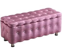 GSACLKES Pancdi Stoccaggio, Panchina Di Stoccaggio Ottomana Di Velluto Di Ghiaccio Sgabellor i Piedi Negozio Di Abbigliamento Sgabellor il Divano Sgabellor la Fine Del Letto Sgabello Rettangolarer la