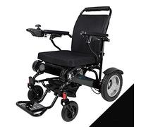 GSACLKES Sedie a Rotelle, Aperto/Piegato in 1 Secondo Ora.La Sedia a Rotelle Silla Electrica Più Leggera e Compatta Del Mondo/Nero