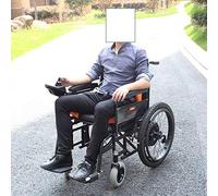 GSACLKES Sedie a Rotelle, Aperto/Piegato in 1 Secondo Ora.La Sedia a Rotelle Silla Electrica Più Leggera e Compatta Del Mondo (Nero e Giallo)