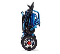 GSACLKES Sedie a Rotelle, Leggero Lntelligent Pieghevole Carry Sedie a Rotelle, Sedia a Rotelle Durevole, Sicuro e Facile da Guidarer Comfort Extra, Blu