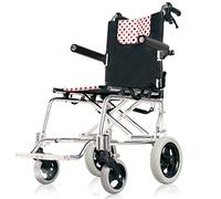 GSACLKES Sedie a Rotelle,Sedie a Rotelle Pieghevoli Leggere in Alluminio, Sedie a Rotelle Compatte Rollatorr la Mobilità Degli Anziani Adulti Ultraleggerir il Trasporto All'Interno e il Facile Stoccag