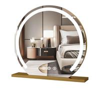 GSACLKES Specchi, Led Trucco Specchior Vanità Illuminato Spogliatoio Specchio con 3 Impostazioni Di Temperatura Del Colore Luminosità Dimmabile Controllotile Idealer la Bellezza e la Cura./Oppure/60 *