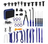 Gsakskdsap 250 Pcs Attrezzi Officina Meccanica Auto, Strumento Rimozione, Smontaggio Plastiche Auto, Smontaggio Pannelli, Cunei Plastica Leve Installazione Strumenti per Smontare Pannello Auto Radio