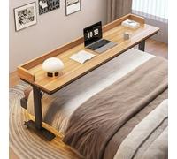 GSATREY Tavolino da Letto per PC, Tavolo Multifunzionale per Lavoro, Scrivania Sopra il Letto con Deflettore, Altezza Regolabile, per Casa, Ufficio(Black4,100cm/39.4in)