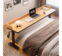 GSATREY Tavolino da Letto per PC, Tavolo Multifunzionale per Lavoro, Scrivania Sopra il Letto con Deflettore, Altezza Regolabile, per Casa, Ufficio(Black5,100cm/39.4in)