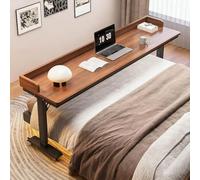 GSATREY Tavolino da Letto per PC, Tavolo Multifunzionale per Lavoro, Scrivania Sopra il Letto con Deflettore, Altezza Regolabile, per Casa, Ufficio(Black1,130cm/51.2in)