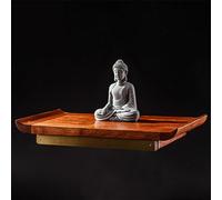 GSATREY Tavolo da Meditazione, Altare Di Preghiera A Parete Altare, Supporto Per Statue Base, Migliora la Pratica Spirituale e il Culto, per Preghiere, Divinazione(Red,48 * 25cm/18.9 * 9.8in)