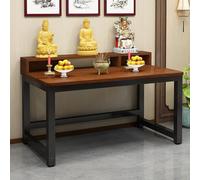 GSATREY Tavolo da Meditazione, Tavolo da Altare, Gambe Rialzate, per Meditazione, Preghiera e Pratiche Spirituali, Migliora lo Spazio Sacro Personale(Brown,100 * 60cm/39.4 * 23.6in)