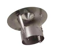GSATREY Terminale Canna Fumaria Antivento E Antipioggia, Terminale Camino, Comignolo in Acciaio Inox per Camino, Stufa A Legna, Pellet E Caldaia Biomassa, per Tutti I Combustibili(80mm/3.1in)
