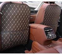 GSBNKI 2 Pezzi Auto Sedile Schienale Anti-Calcio Tampone per BMW 2 Series Active Tourer XDrive U06 2022-2023 2024 2025, Impermeabile Protezioni Protezione Interno Accessori,Brown-Long Style