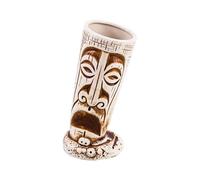 GSCLZ Bicchiere Tiki in cristallo senza piombo con motivo a smorfia, bicchiere for acqua trasparente for vino(#7)