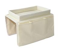 GSCLZ Borsa portaoggetti da Appendere al bracciolo del Divano, Borsa for Il Telecomando della TV per Tavoletta, Riviste, Cellulare, Occhiali