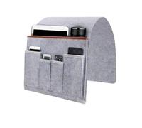 GSCLZ Borsa portaoggetti for braccioli di divani in Feltro, Organizer da Comodino for Divano reclinabile, for Appendere Il Telecomando del Cellulare per Tavoletta, Riviste, Cellulare, Occhiali