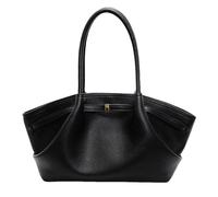 GSCLZ Borse a tracolla grandi in pelle PU con manici corti for donna, borse a da, e portafogli retrò, superiori(Black)