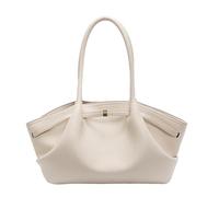 GSCLZ Borse a tracolla grandi in pelle PU con manici corti for donna, borse a da, e portafogli retrò, superiori(White)