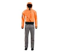 GSCLZ Polsino in Lattice e Collare Anti-Spruzzi da Uomo, Supporto for Canoa, Oceano Fiume in acque Piatte per Pagaiare, Pescare, Andare in Barca(Orange,XXL)