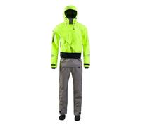 GSCLZ Polsino in Lattice e Collare Anti-Spruzzi da Uomo, Supporto for Canoa, Oceano Fiume in acque Piatte per Pagaiare, Pescare, Andare in Barca(Green,XXL)