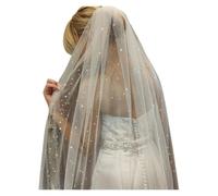 GSCLZ Velo da Sposa con Pettine Bing Bling Bianco(500cm)