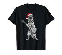 GSD X-mas - Chitarra Rock, Pastore Tedesco Maglietta
