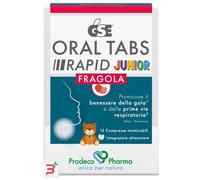 GSE ORAL TABS RAPID JUNIOR FRAGOLA 12 COMPRESSE MASTICABILI