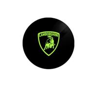 GSEFTY 2 Pezzi Auto Sottobicchiere per Lamborghini Aventador Gallardo Huracan Asterion Estoque Reventon, Portabicchieri Tappetino per Bevande Posatazza Tazze Tappetini Incasso Posabicchier