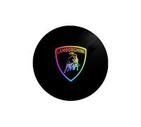 GSEFTY 2 Pezzi Auto Sottobicchiere per Lamborghini Urus Huracan, Portabicchieri Tappetino per Bevande Posatazza Tazze Tappetini Incasso Posabicchier