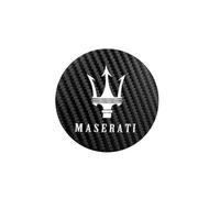 GSEFTY 2 Pezzi Auto Sottobicchiere per Maserati Grecale GT/Modena/Trofeo/Ghibli/Levante/MC20, Portabicchieri Tappetino per Bevande Posatazza Tazze Tappetini Incasso Posabicchier