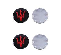 GSEFTY 4 Pezzi Auto Coprimozzi per Maserati Ghibli, Coprimozzo Copricerchio Copertura Mozzo Tappi Mozzo Copri Ruota Stemma Copri Mozzo