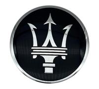GSEFTY 4 Pezzo Coprimozzi Auto per Maserati Ghibli/GranTurismo/Grecale, Ruota Coperchio per Cerchione, Coprimozzo Copri, Tappi Copricerchi, Auto Cerchi Tappi Mozzo Ricambio,A-56MM