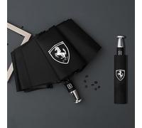 GSEFTY Ombrello per Auto per Ferrari 812 Superfast/Daytona SP3/F8 Tributo, Ombrello Pieghevole Antivento da Pioggia Compatto, Sole Resistente Pioggia Costole Forte Ombrello Portatile