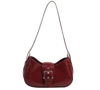 GSenhui Borsa a mano da donna Y2k Shoulder Bag Trend Hobo tracolla tracolla regolabile pochette piccola borsa a tracolla per ragazze adolescenti, Colore: rosso
