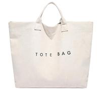 GSenhui Borsa a tracolla da donna in pelle scamosciata, grande con stampa, borsa a tracolla, borsa per il college, la scuola, il lavoro, i viaggi, lo shopping, A-bianco