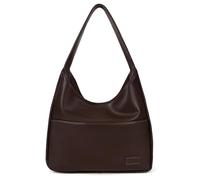 GSenhui Borsa a tracolla vintage in pelle, stile retrò, borsa a tracolla ascella, borsa per il trasporto vintage, grande capacità con fibbia magnetica, Hobo Tote Bag marrone, Caffè scuro A04