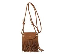 GSenhui Borsa hippie piccola borsa a tracolla boho da donna con nappa, y2k, piccola borsa vintage anni '70, accessori per costume, 1-marrone