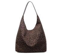 GSenhui Borsa shopper da donna in stampa leopardata, borsa a tracolla vintage Hobo Bag borsa a tracolla borsa a tracolla per shopping viaggi, #04-