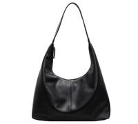 GSenhui Hobo Bag - Borsa a mano in morbida pelle, stile vintage, borsa a tracolla da donna, Pu1 nero