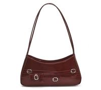 GSenhui Piccola borsa a tracolla Aesthetic Y2K Borsa a tracolla da donna in pelle laccata, piccola borsa Hobo Vintage fiocco mini pochette per ragazze e donne, Pelle laccata rossa