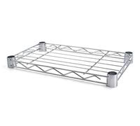 GSEUROMARKET Ripiano Leggero 35 X 60 Cm Cromato Per Libreria Scaffalatura Espositore Componibile Serie Mini System Archimede