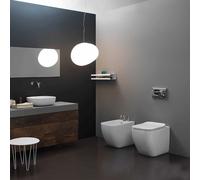GSG Brio Sanitari a Terra Senza Brida 52x36 | Smart Clean Wc Bidet Copri Water