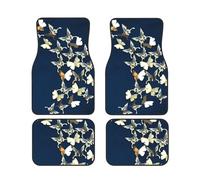 GSGCSBYMLG 3d metallo farfalla stampato Car Floor Mat Set di quattro tappetini decorativi per auto