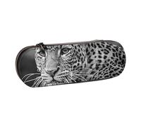 GSGCSBYMLG Astuccio in pelle con stampa leopardata nera e bianca