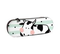 GSGCSBYMLG Astuccio in pelle stampata a pois con mucca carina