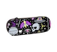 GSGCSBYMLG Astuccio in pelle stampata con disegno di stregoneria e stregoneria magica