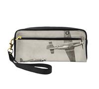 GSGCSBYMLG Astuccio per matite con stampa di aeroplano della Seconda Guerra Mondiale Seconda Guerra Mondiale