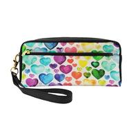 GSGCSBYMLG Astuccio per matite con stampa di cuori arcobaleno