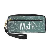 GSGCSBYMLG Astuccio per matite con stampa di formule e formule teoriche e lezioni di matematica, piccola trousse da viaggio per articoli da toeletta